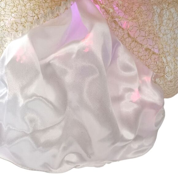 Fiber Optic Angel Tree Topper Gold Table Display Light Up Multi Color Christmas. - Picture 11 of 16